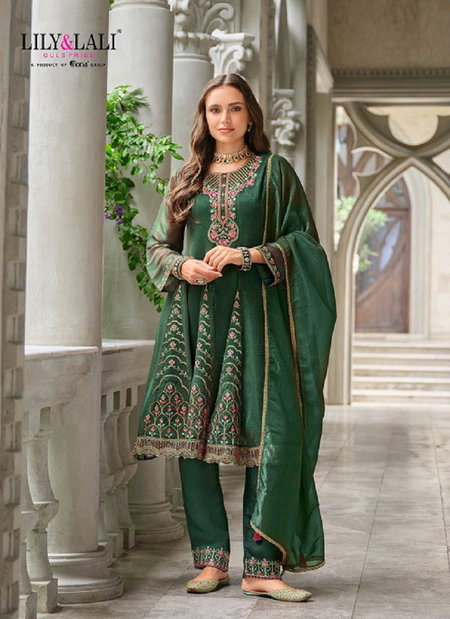 Aasma By Lily And Lali Silk Kurti With Bottom Dupatta Wholesale Price In Surat